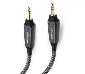HImage Jack 3,5 mm (M) - jack 3,5 mm (M) 1,5 m šedá / Audio kabel / Stereo