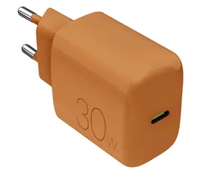 Puro PRO LITE oranžová / Cestovní adaptér / USB-C / PD 30W