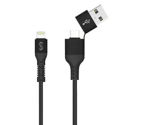 Fonex Lightning - USB-C 1 m černá / Kabel / Speed Charge 10 W
