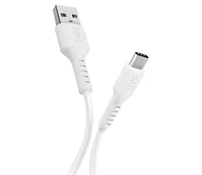 SBS USB-A na USB-C 1 m bílá / Kabel