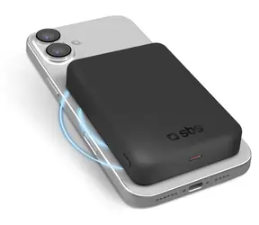 SBS 10000 mAh černá / Powerbanka / Mag / Qi2 / PD 20 W / USB-C