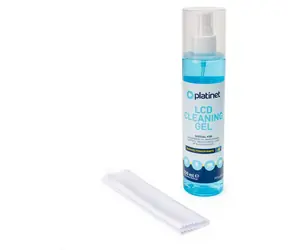 PLATINET PFS6255 / Čisticí gel na LCD / 250 ml + utěrka z mikrovlákna