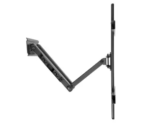 Brateck LPA36-443 černá / Výsuvný nástěnný držák pro TV 32-75" / polohovatelný / nosnost 50 kg / VESA 400x400