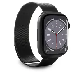 Puro Milanese černá / Řemínek pro Apple Watch / 38/40/41 mm