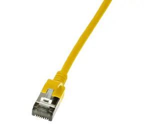 LogiLink CAT6 U/FTP Slim žlutá / Patch kabel / RJ-45 / 0,5 m