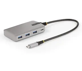 StarTech USB-C Hub 4 porty stříbrná / 3x USB-A + 1x USB-C / 10 Gbps / pro notebooky