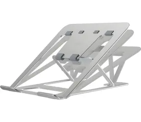 Fellowes ALUMIA stříbrná / Stojan na notebook / hliník / nastavitelná výška / nosnost 5 kg