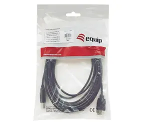 Equip USB 2.0 A-B černá / Kabel / USB-A - USB-B / 2 m
