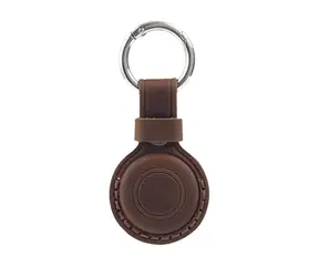 Mobile Origin AirTag Outdoor A7 tmavě hnědá / Klíčenka / Kůže / Pro Apple AirTag