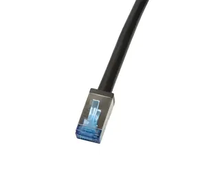 LogiLink CAT6a S/FTP 20 m černá / Síťový kabel / RJ-45 / PoE / venkovní