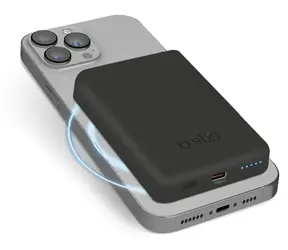 SBS Power Bank 5000 mAh černá / MagSafe / 10 W / USB-C