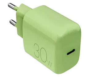 Puro PRO LITE zelená / Cestovní adaptér / USB-C / PD 30W