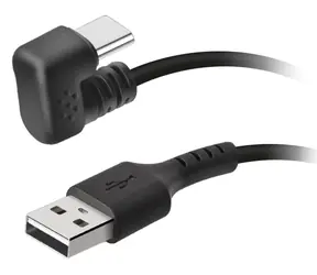 SBS černá / Kabel USB-C na USB-A / 180° konektor / 10W / 1,8 m