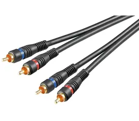 Goobay 50032 / Audio kabel / Stereo / 2x RCA - 2x RCA / stíněný / 1,5 m