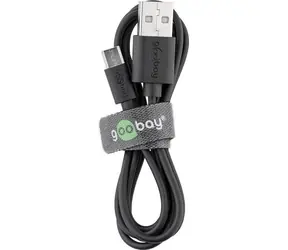 Goobay 46800 černá / Nabíjecí kabel / USB-A - Micro-USB / 1 m