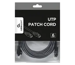 Cablexpert černá / Patch kabel / UTP Cat6 / RJ45 / 5 m