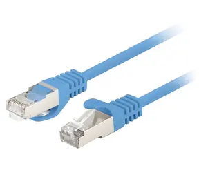 Lanberg UTP CAT6 0,5m modrá 10-pack / Patch kabel / RJ45-RJ45 / Fluke Passed