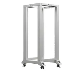 Lanberg Otevřený rack 27U šedá / Otevřený rack / 19" / 600x800 mm / Nosnost 600 kg