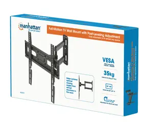 Manhattan nástěnný TV držák FullMotion / natáčecí a výklopný / 32"-55" / nosnost 35 kg / VESA 400×400