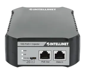 Intellinet 10G PoE++ Injektor 95W / PoE injektor / 2x RJ-45 10 Gigabit / černá