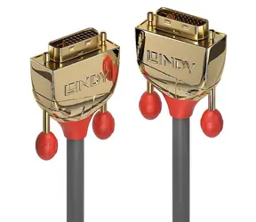 Lindy DVI-D Dual Link kabel 7,5m černá / Kabel / DVI-D - DVI-D