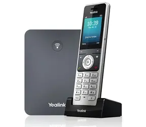 Yealink W76P SIP DECT (základna + ručka W76H) šedá / VoIP telefon / 20x SIP / DECT / Bluetooth