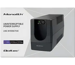 Qoltec 53773 / UPS / 850 VA / 480 W / Line-Interactive