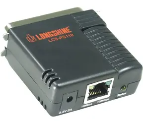 Longshine LCS-PS110-A / Tiskový server / 1x Parallel port / 10/100 Mbit/s