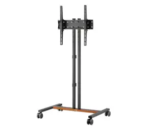 Manhattan mobilní TV stojan na kolečkách / Stojan pro TV / naklápěcí / VESA 200-400 / 34"-55" / 35kg