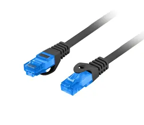 Lanberg CAT6a černá / Patch kabel / S/FTP / LSZH / 2m / 500 MHz