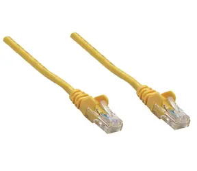 Intellinet žlutá / Patch kabel / Cat6a S/FTP / RJ45-RJ45 / 0,25 m / LSZH
