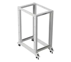 Lanberg Open Rack 22U šedá / Otevřený rack / 19" / 600×1000 mm / nosnost 600 kg