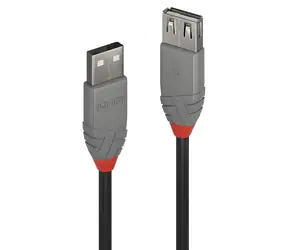 Lindy USB 2.0 prodlužovací kabel A-A 3 m / Prodlužovací kabel / 480 Mbit/s