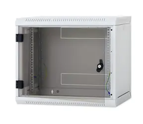 Triton 19" rozvaděč jednodílný 12U/600mm / Rozvaděč / Nástěnné / Perforované dveře / Odnímatelné bočnice