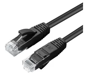 MicroConnect CAT6a U/UTP 15m černá / LSZH