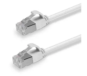 Lindy Cat6a Ultra Slim šedá / Patch kabel / U/FTP / RJ-45 / 5 m