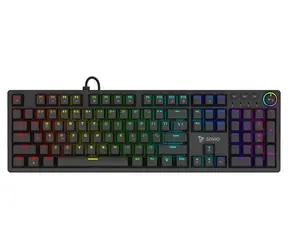 SAVIO STYX černá / Mechanická klávesnice / Outemu Brown / Hot-swap / RGB / US layout