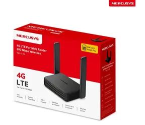 Mercusys MB113-4G / Router / Přenosný / 4G LTE / N300 / nanoSIM / 2x LAN