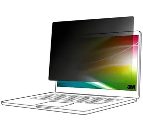 3M Bright Screen Privacy Filter / Filtr soukromí na notebook / 13,3" / Lepicí upevnění