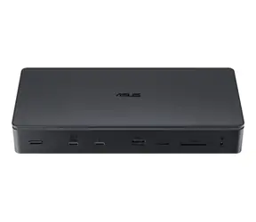 ASUS DC510 černá / Dokovací stanice / Thunderbolt 5 / 3x monitor / 140W PD / 2,5G LAN / M.2 SSD slot
