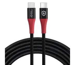 MicroConnect Safe Charge USB-C - USB-C černá / Datový a nabíjecí kabel / 1,5 m