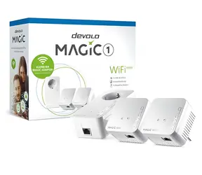 Devolo Magic 1 WiFi mini / Rozšiřující modul / Powerline 1200 Mbps / Wi-Fi 300 Mbps / 1x LAN