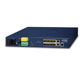 Planet Switch 8-port 100/1000Base-X 13" / Switch / 8x SFP / Rack 13"