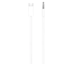 Apple Audio kabel USB-C - 3,5mm Jack bílá / Audio kabel / 3,5mm Jack / USB-C / 1,2 m