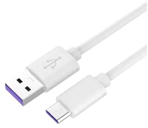 PremiumCord Kabel USB-C 3.1 - USB 2.0 A bílý / Kabel / Rychlé nabíjení 5A / 2 m
