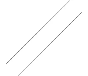 Brother TC-195 / Páska pro tiskárnu štítků / 9 mm / 7,7 m / bílý tisk na čirém podkladu / laminovaná