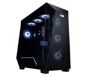 In Win PRISM černá / PC skříň / Midi Tower / ATX/mATX/Mini ITX / ARGB / bez zdroje / průhledná bočnice