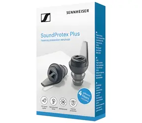 Sennheiser SoundProtex Plus šedá / Ochranné špunty do uší / pasivní potlačení hluku / vyměnitelné akustické filtry