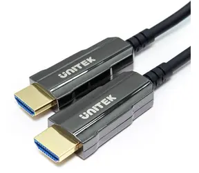 Unitek C11092ASL01-20M šedý / Kabel HDMI 2.0 / 20 m / 4K 60Hz / 18 Gbps / ARC