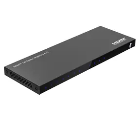 MicroConnect HDMI Splitter 1x8 černá / HDMI splitter / 4K / 60 Hz / kovové tělo / napájecí adaptér